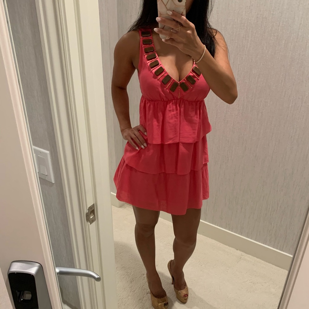 Size XS Bebe boho style dress
